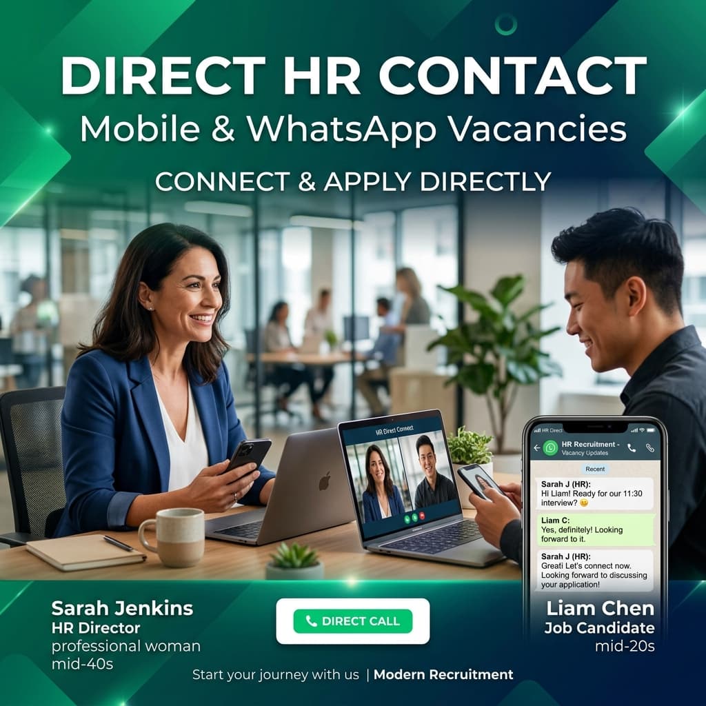 Direct HR Contact Mobile Number & WhatsApp Job Vacancies in Noida, Gurgaon & Delhi NCR (2026)