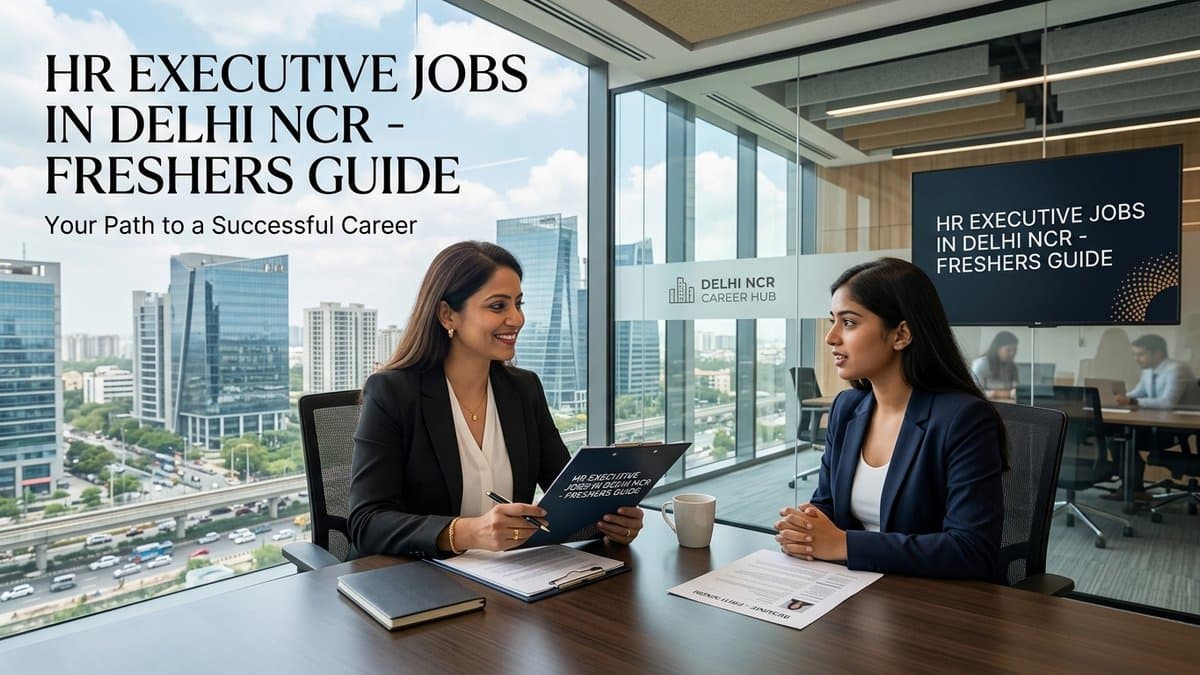 How to Land an HR Executive Job in Delhi NCR as a Fresher (2026): Roles, Salaries (₹2.2L - ₹4.5L) & Interview Guide